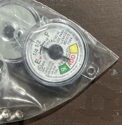 CARATULA P/MEDIDOR ROSCADO CON TORNILLOS P/TANQUE DE