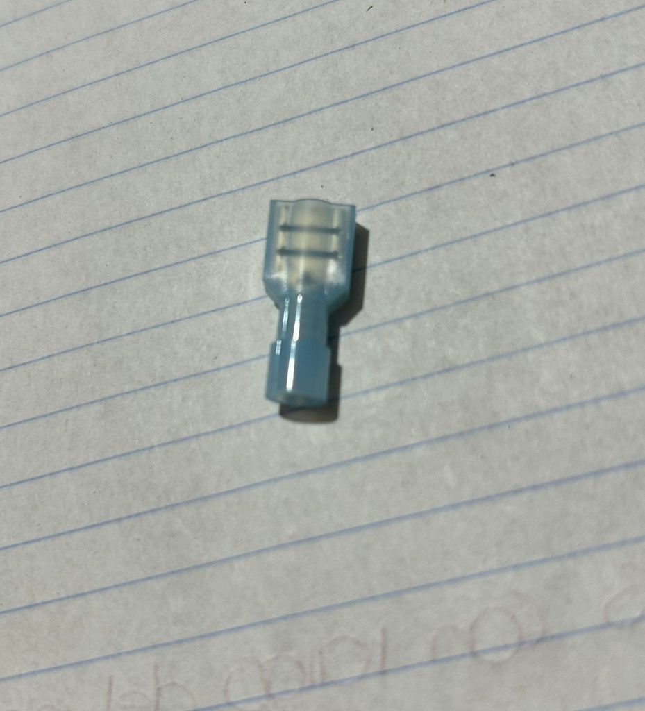 TERMINAL DE INSTALACION HEMBRA AISLADA AZUL