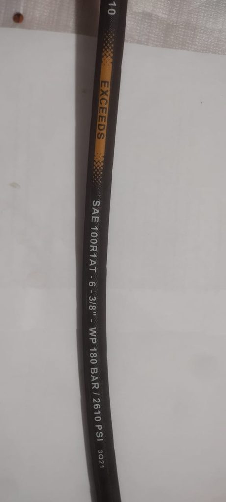 MANGUERA HIDRAULICA SAE 100R1AT #6 3/8" WP 180 BAR/2610 PSI
