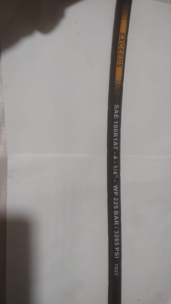 MANGUERA HIDRAULICA SAE 100R1AT #4 1/4" WP 225 BAR/3265 PSI