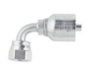 CRIMPABLE CODO 90° CARA PLANA HEMBRA 12 A 3/4"