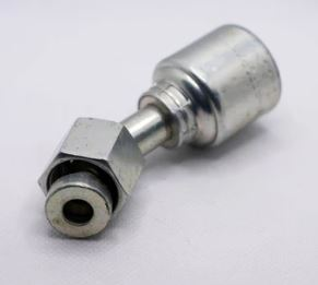 CRIMPABLE CODO 45° CARA PLANA HEMBRA #8 A 1/2"