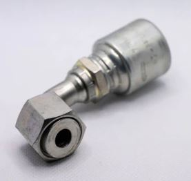 CRIMPABLE CODO 90° CARA PLANA HEMBRA #4 A 3/8"