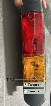 CALAVERA TRASERA TOYOTA IZQUIERDA