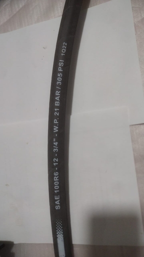 [100R6-12-34] MANGUERA HIDRAULICA SAE 100R6 #12 3/4" WP 21 BAR/305 PSI