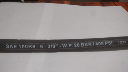[100R6-6-38] MANGUERA HIDRAULICA SAE 100R6 #6 3/8" WP 28 BAR/405 PSI