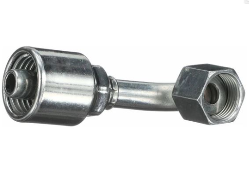 [8G-8FFORX90] CRIMPABLE CODO 90° CARA PLANA HEMBRA #8 A 1/2"