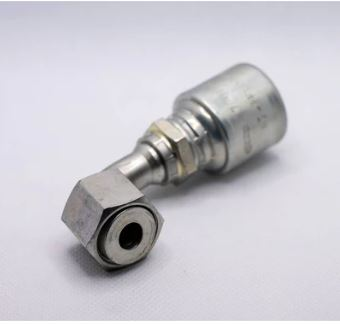 [8G-10FFORX90] CRIMPABLE CODO 90° CARA PLANA HEMBRA #8 A 5/8"